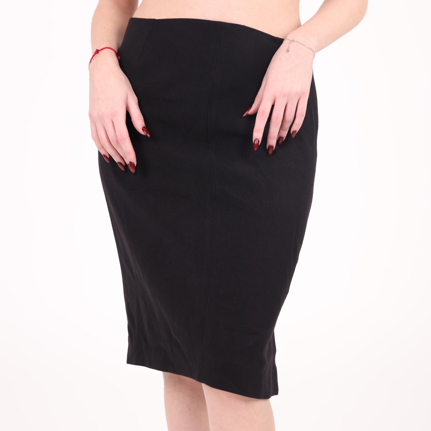 Classic Black Pencil Skirt