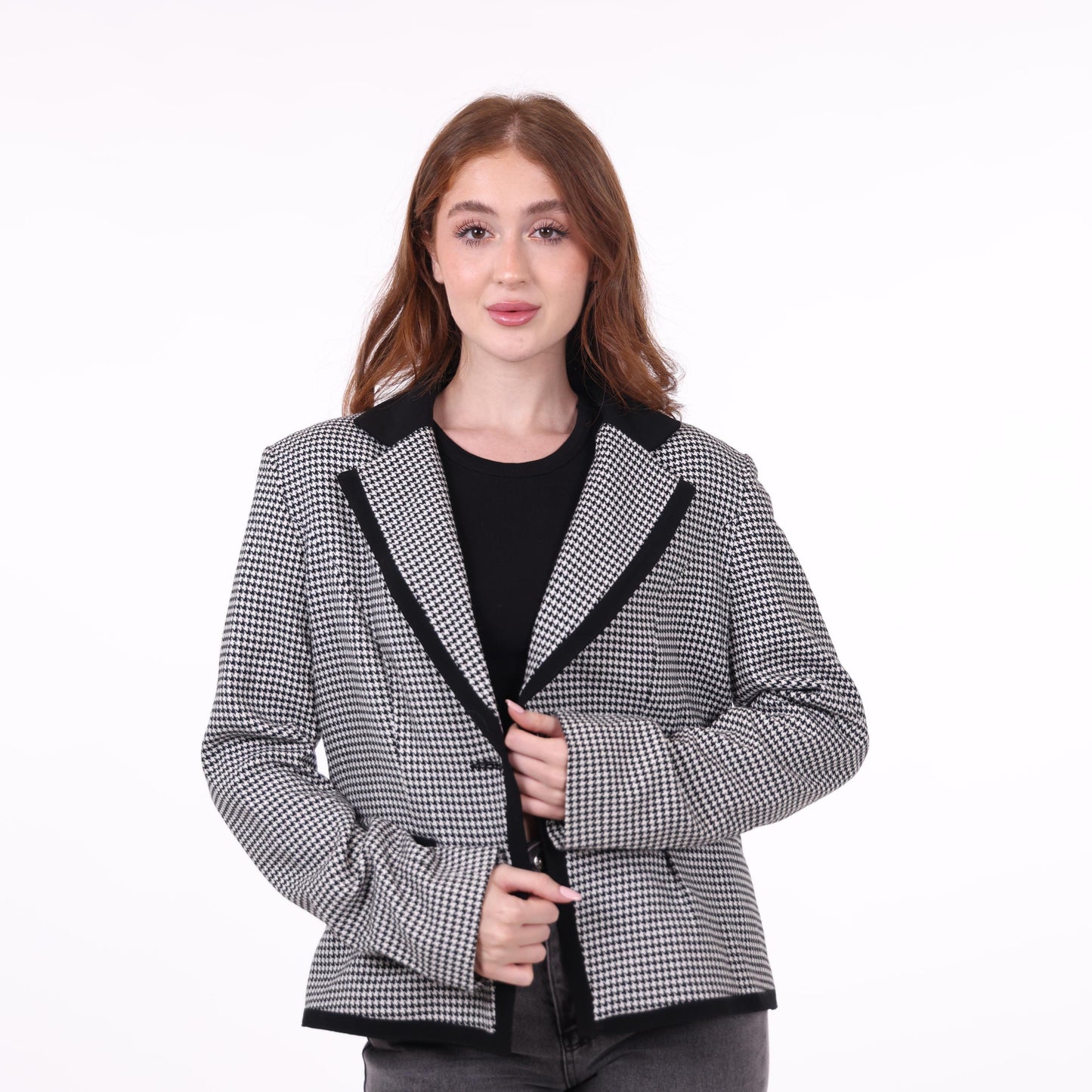 Classic Blazer with Black Trim