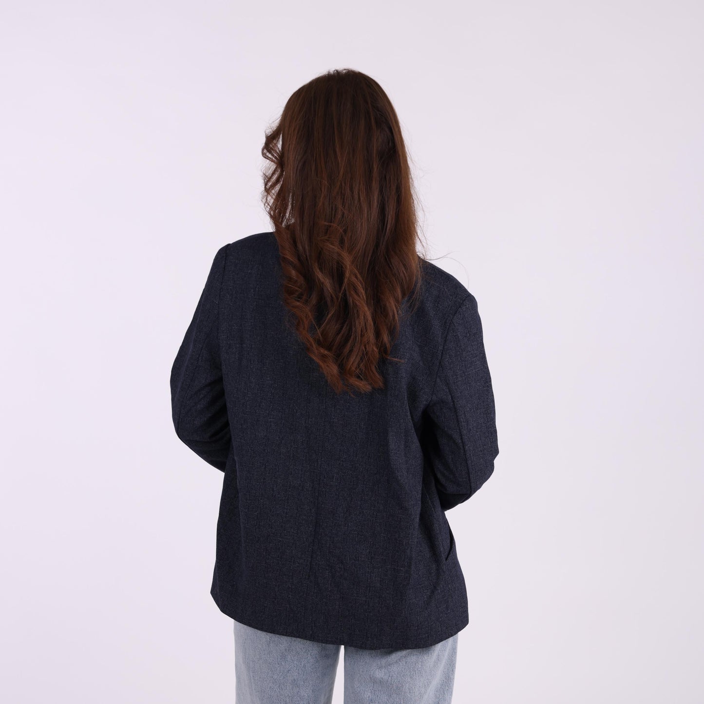 Women's Dark Blue Oversized Blazer