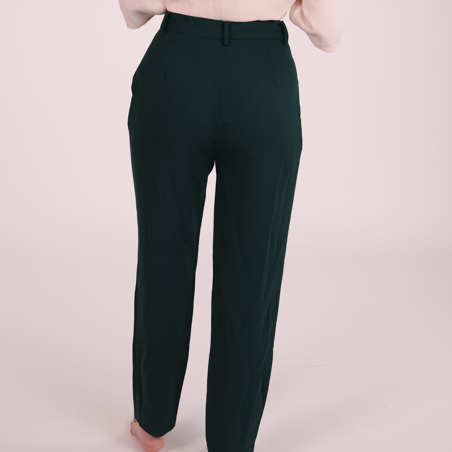 Tailored Dark Green Trousers