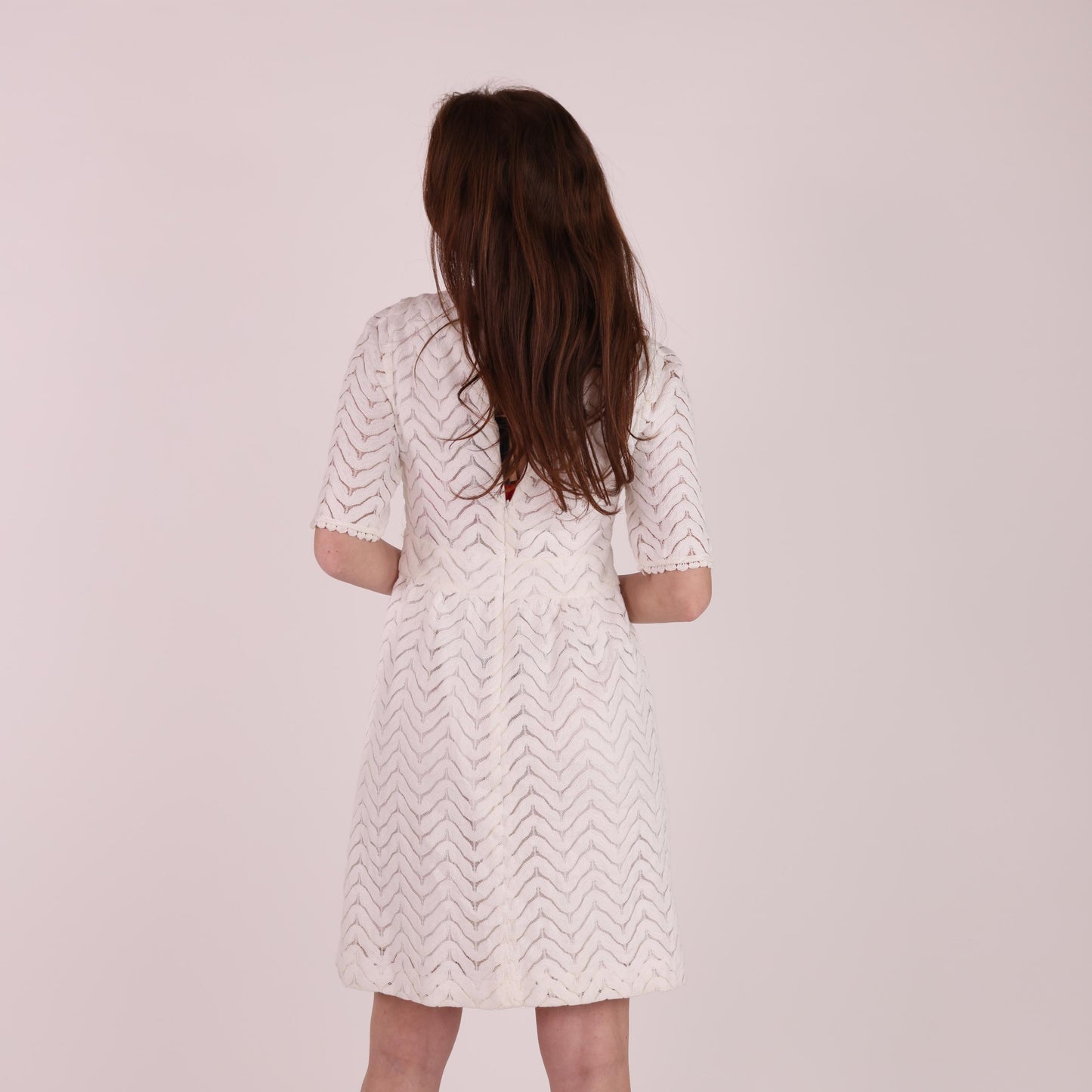 Elegant Ivory Lace Dress