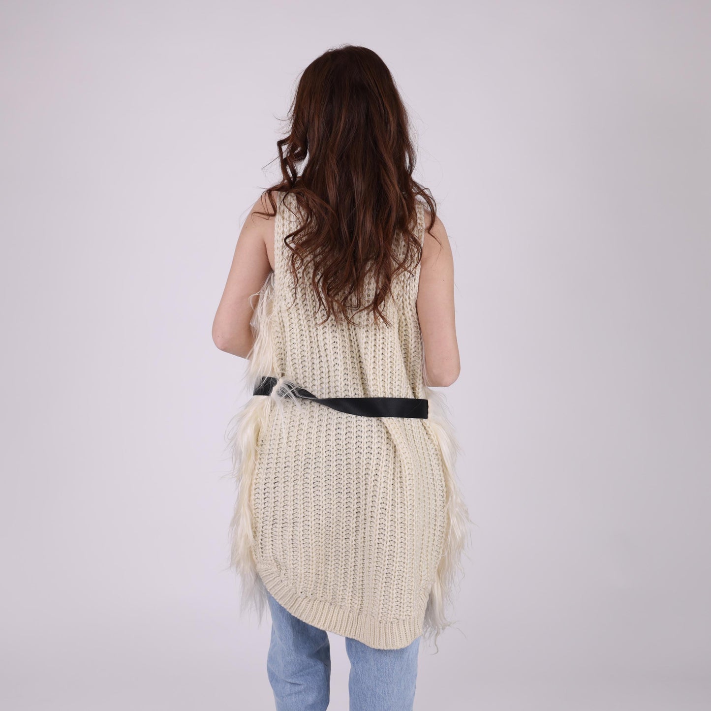 Faux Fur Sleeveless Vest