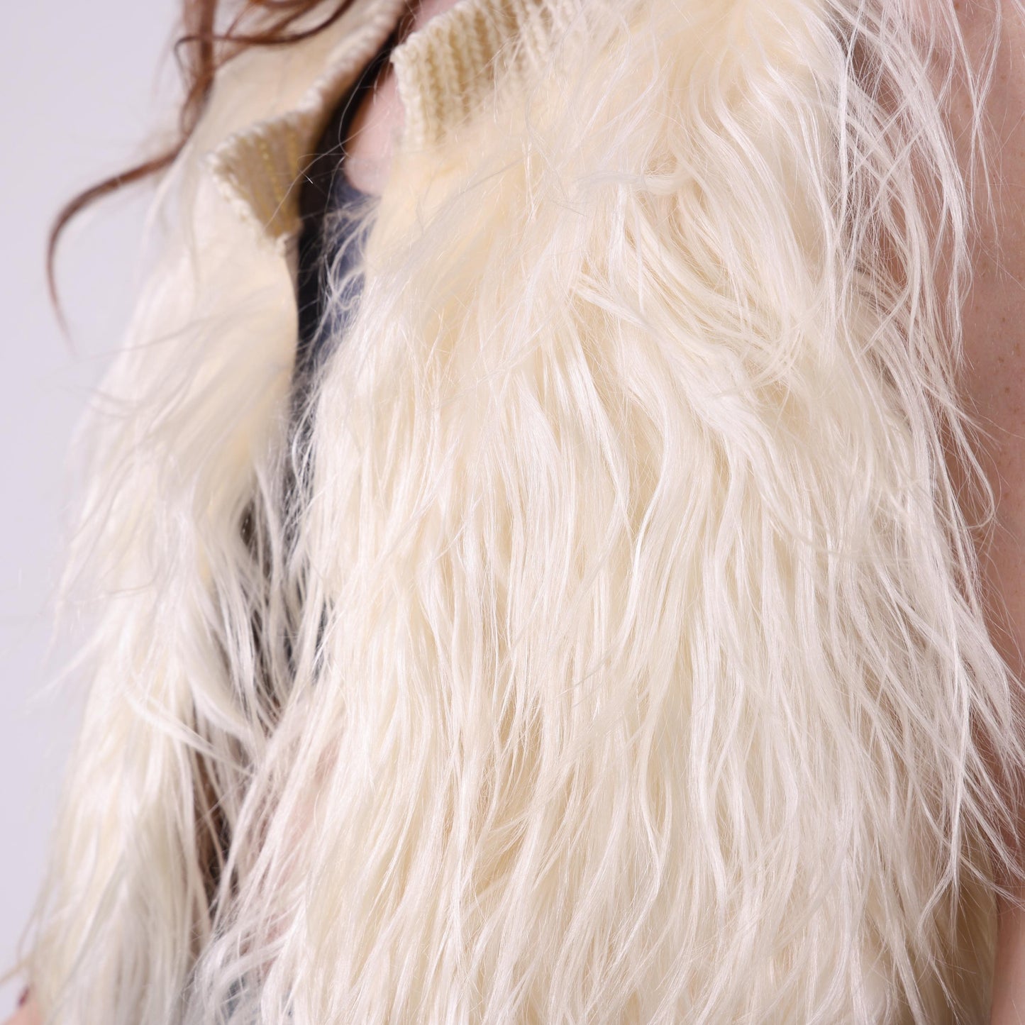 Faux Fur Sleeveless Vest