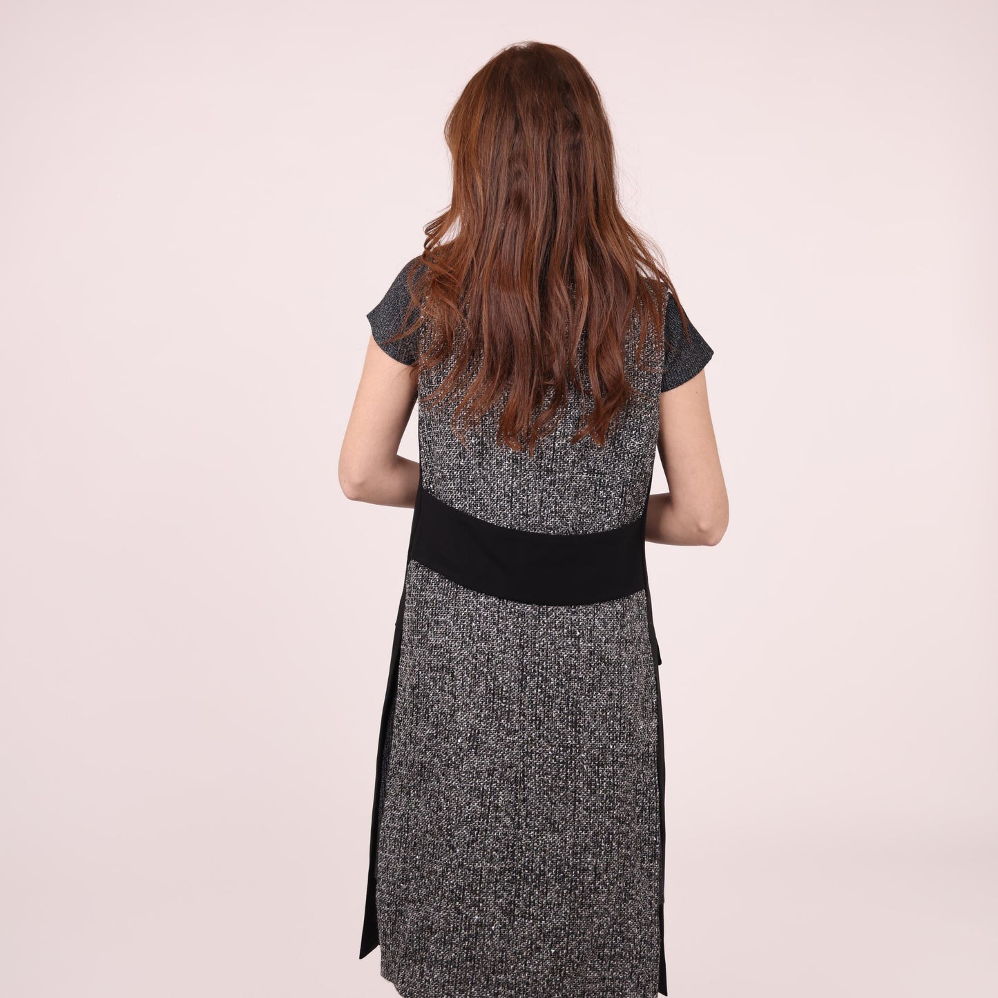 Black Sleeveless Long Vest