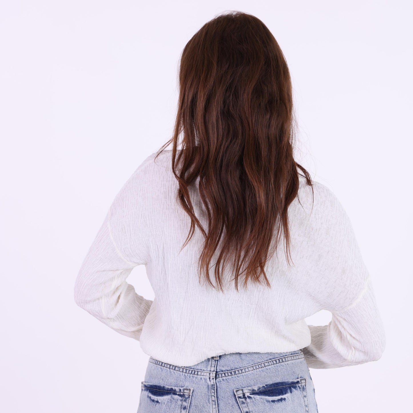 Cream Button-Down Lightweight Cardigan