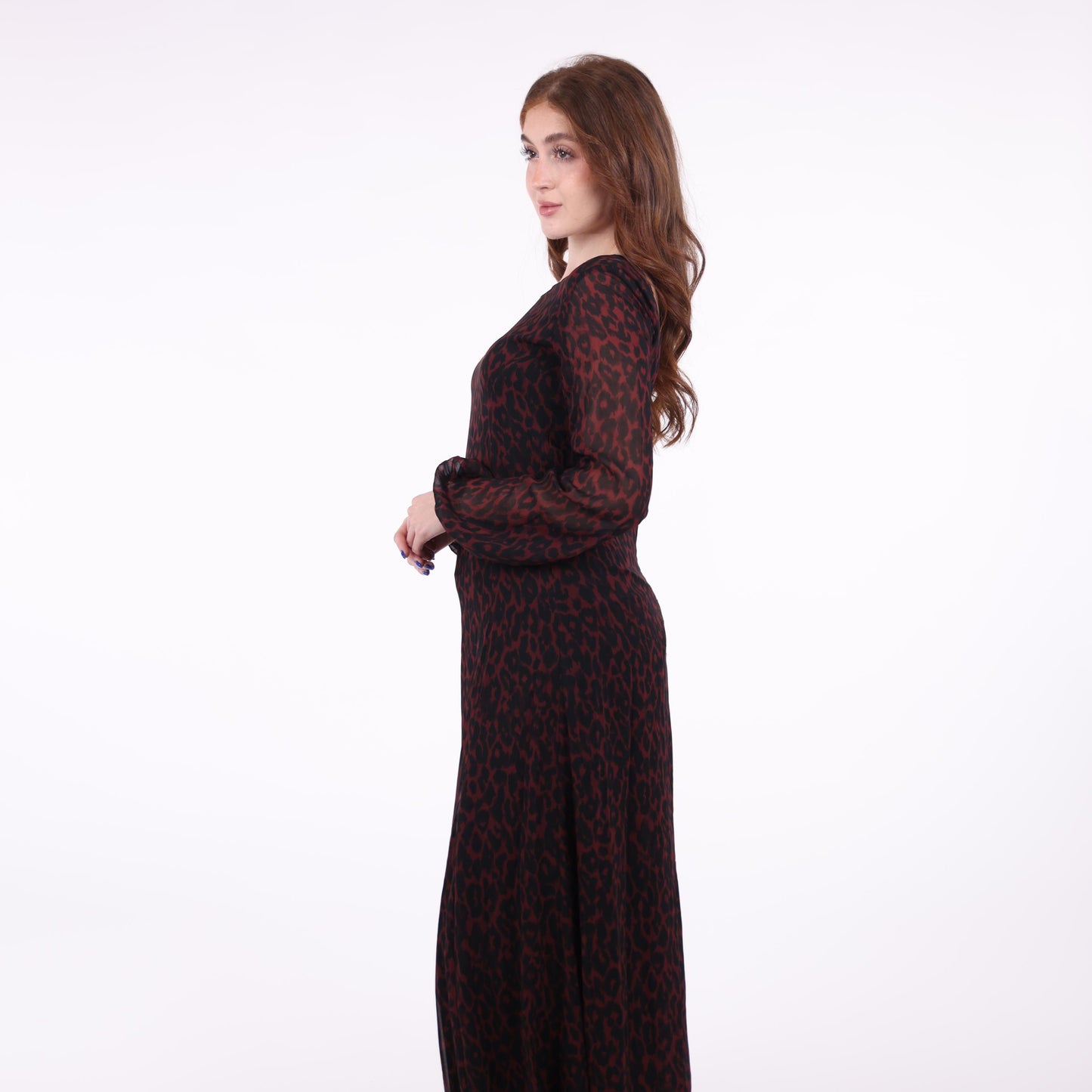 Animal Print Maxi Dress