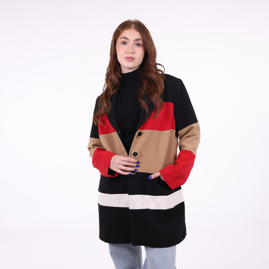 Color-Block Blazer