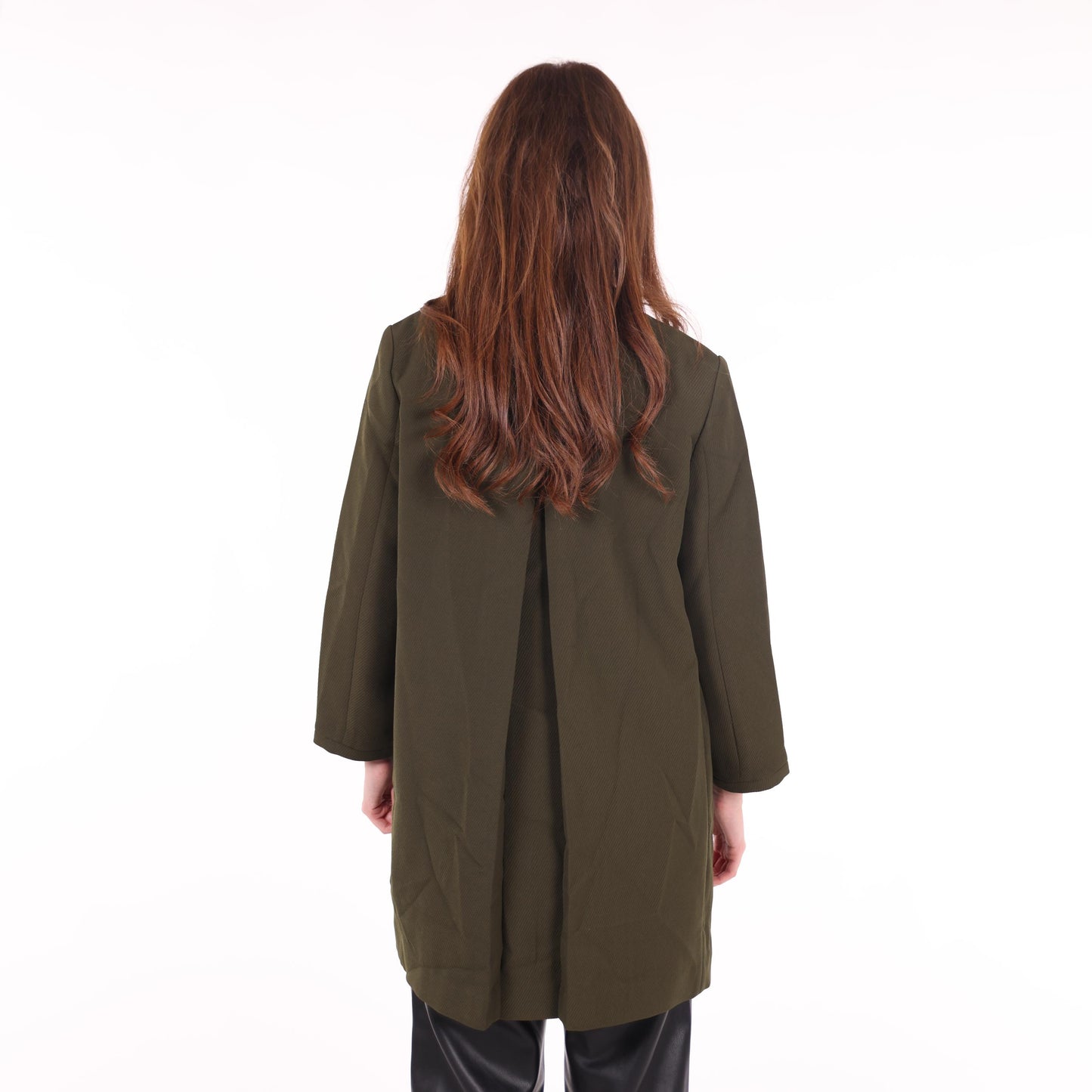 Olive Green Longline Coat