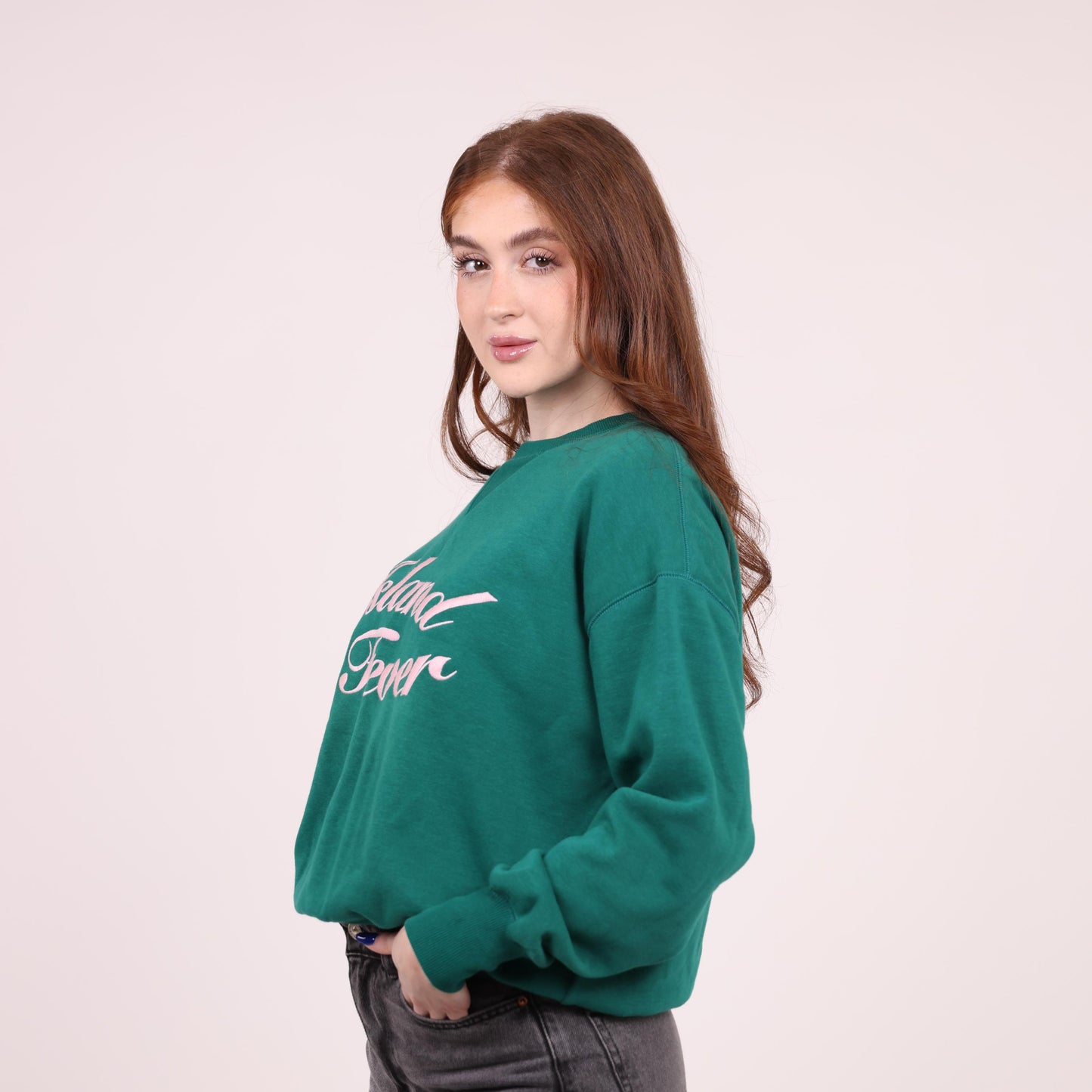 Green "Island Fever" Oversized Sweatshirt