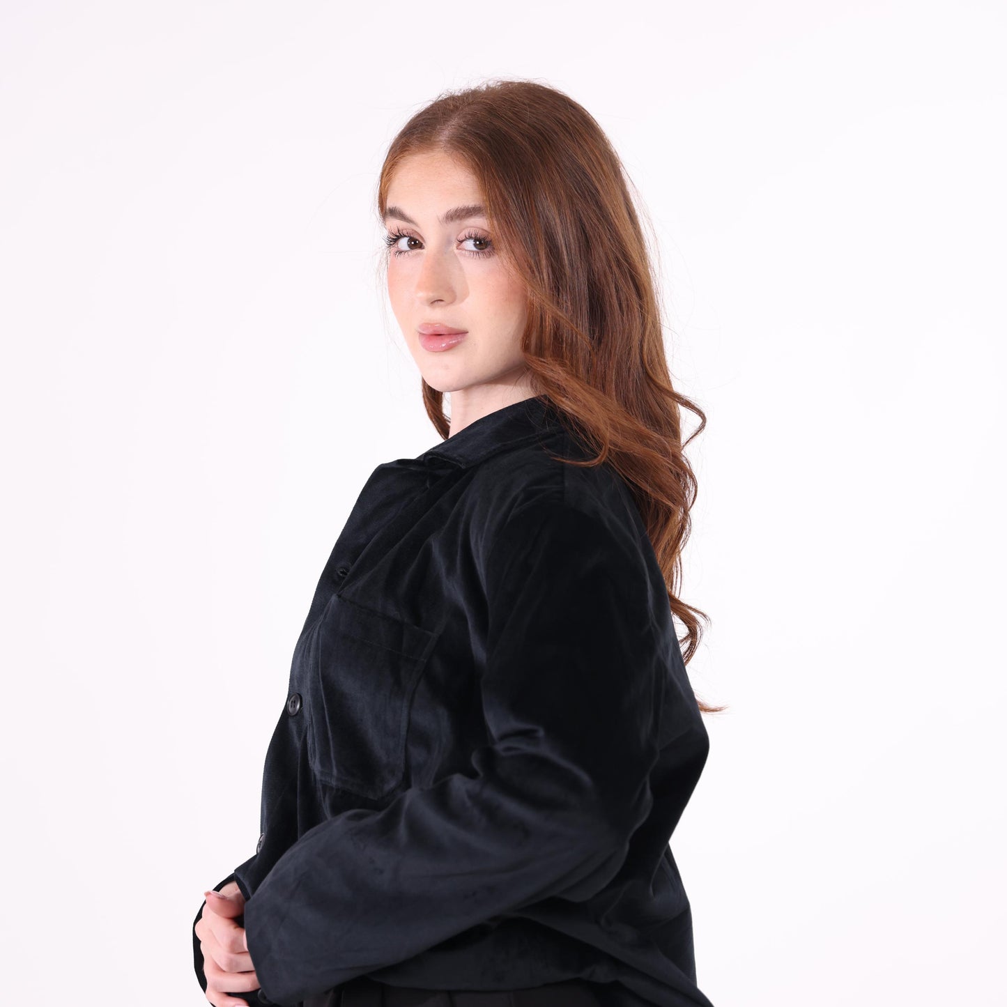 Black Velvet Blouse