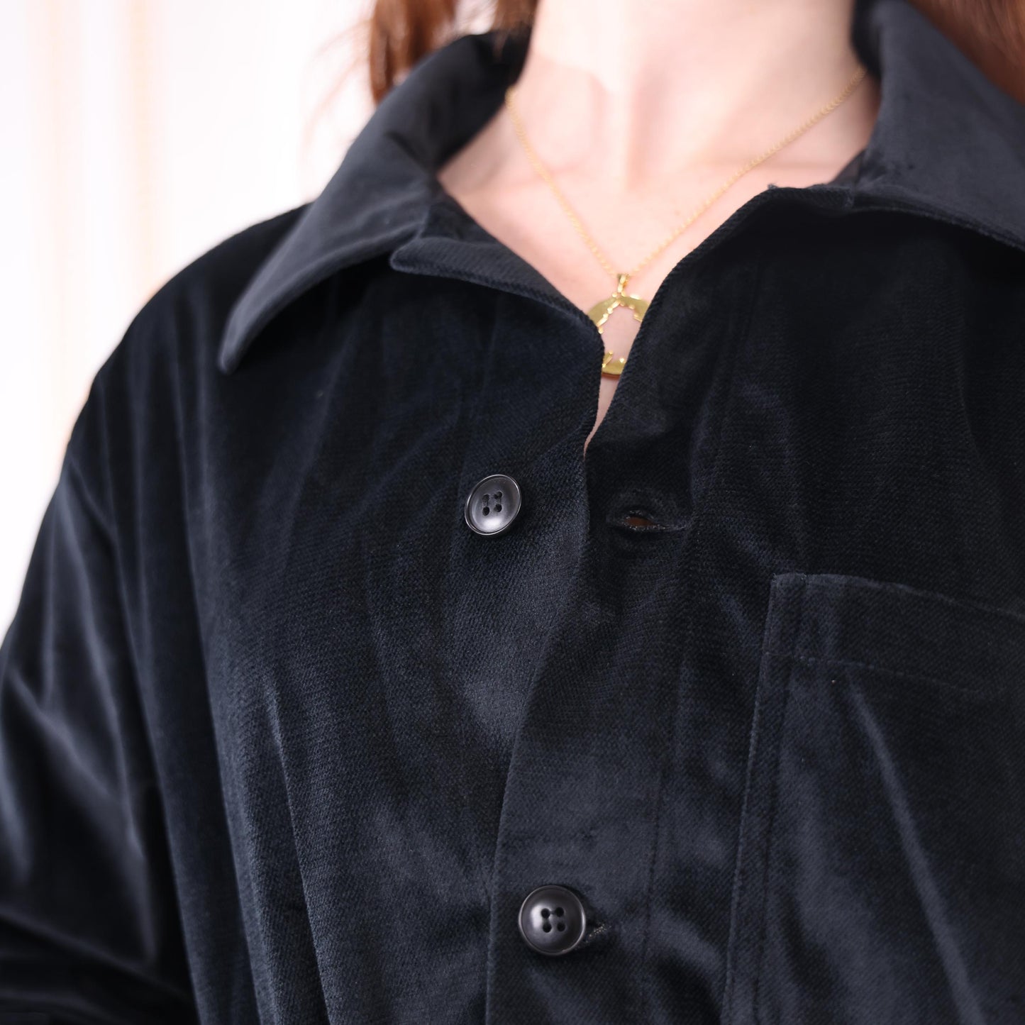 Black Velvet Blouse