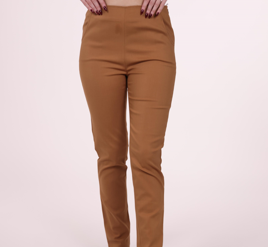 Camel Slim-Fit Trousers